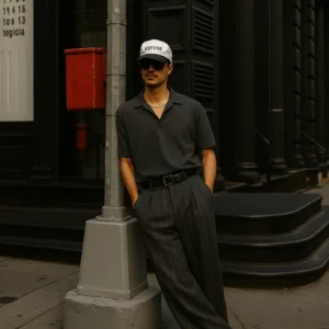 Palm Royals Collar T-Shirt – Midnight Blue